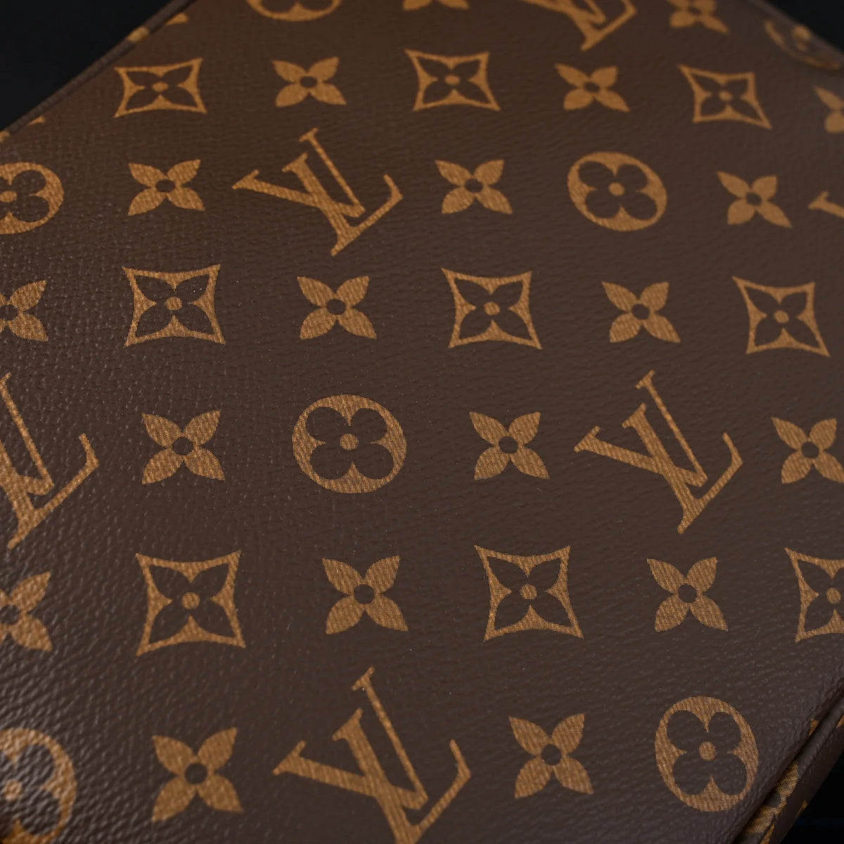 Louis Vuitton Trio Messenger Bag Monogram Canvas Blue Strap Crossbody Pouch